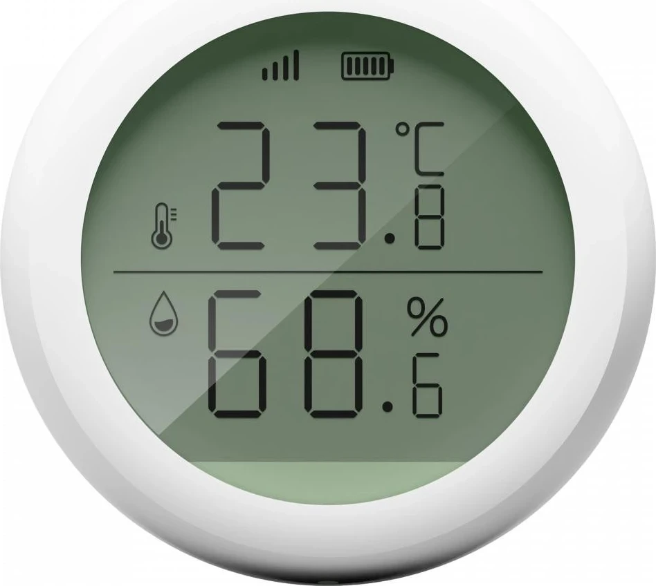 Pametni senzor za merjenje temperature in vlage Tesla TSL-SEN-TAHLCD