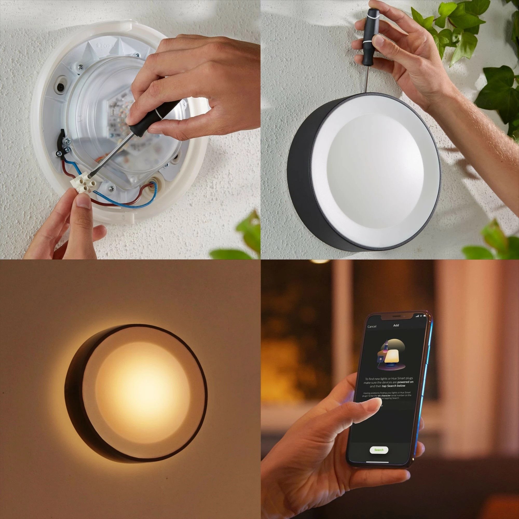 Pametna svetilka Daylo Philips Hue, LED, 1050 lm, črna