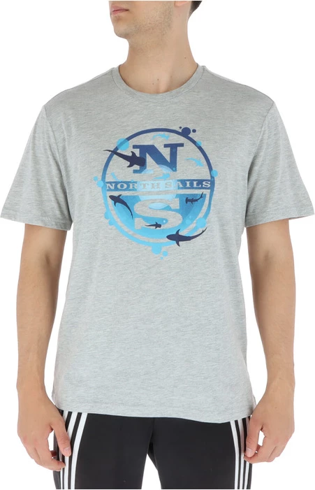 Moška majica North Sails, siva