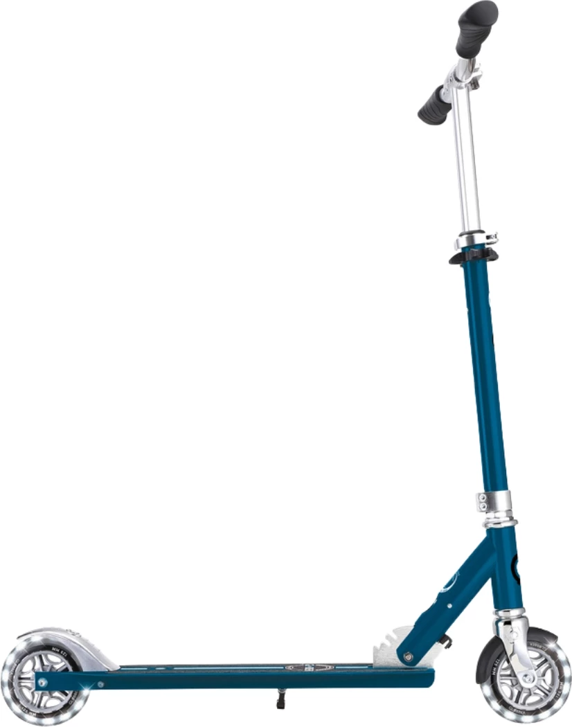 Trotinet, SMJ Globber Flow Elements Lights, petrol modra