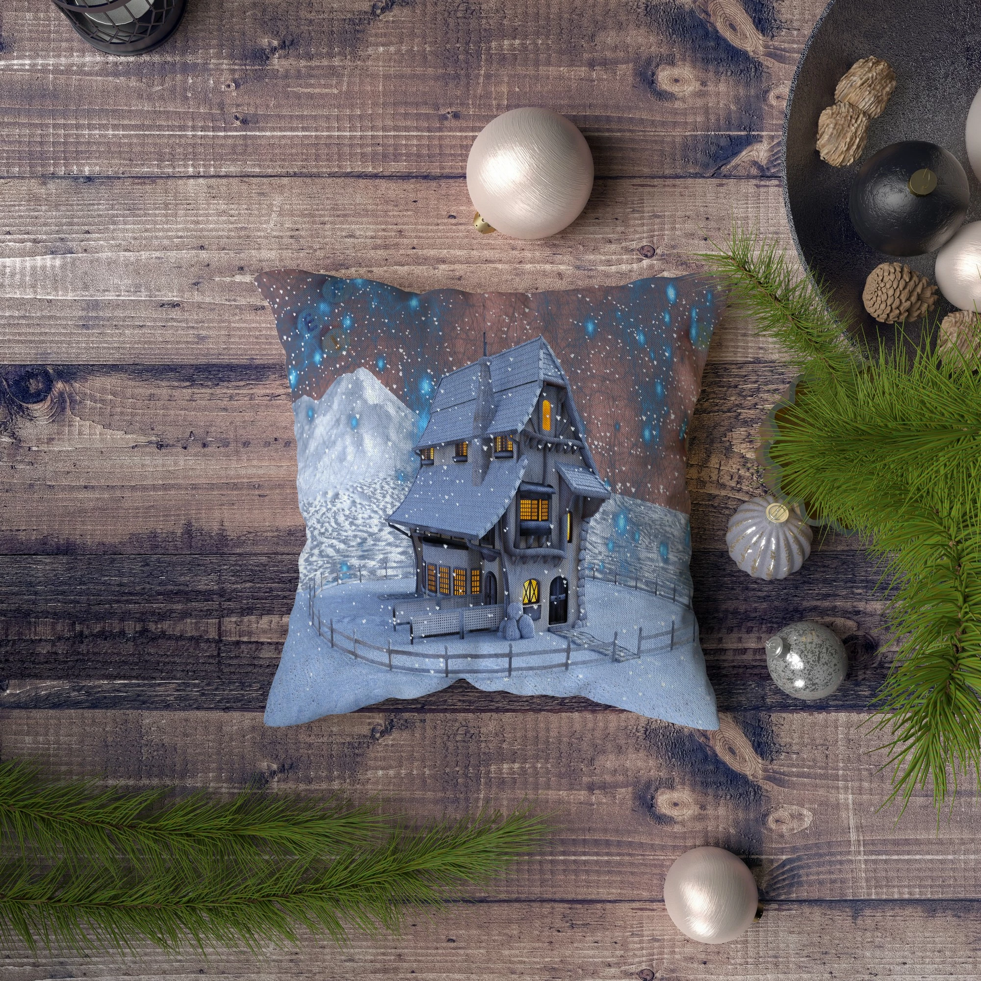 Dekorativni vzglavnik Aberto Design NYXMAS112, večbarven, 43 x 43 cm