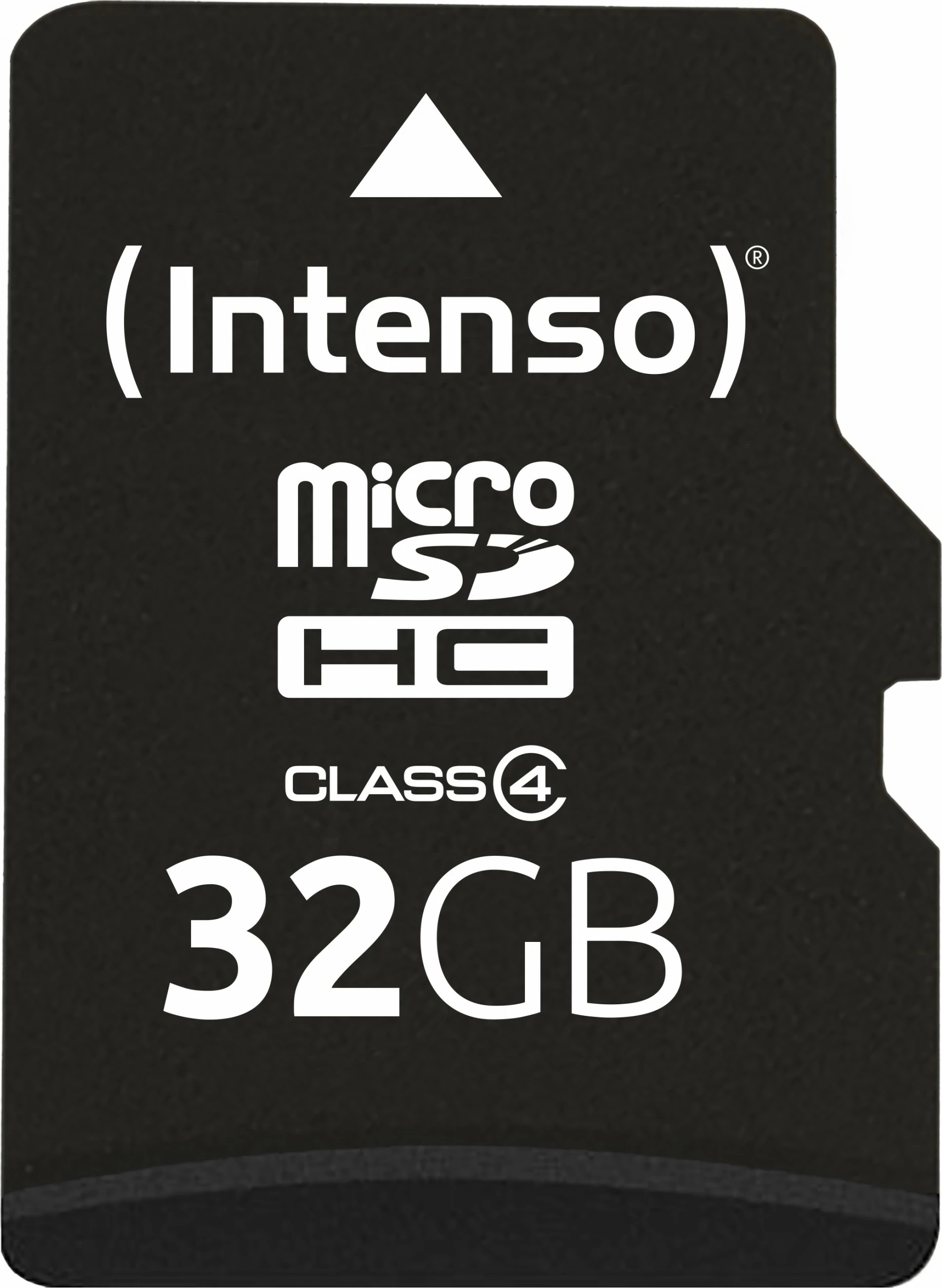 MicroSDHC kartica 32 GB Class 4 z SD adapterjem, črna — Intenso