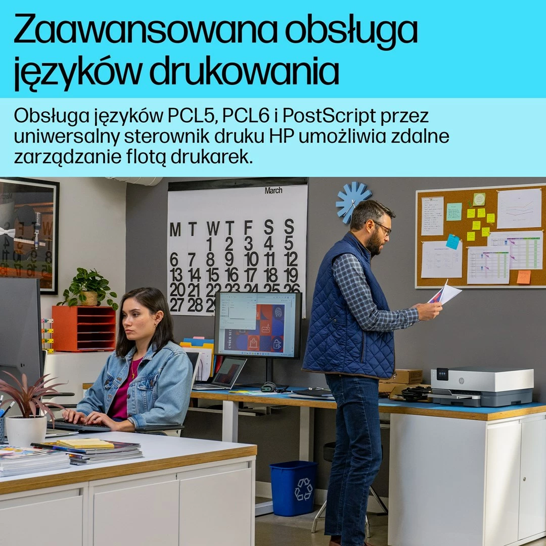 Barvni tiskalnik HP OfficeJet Pro 9110b brezžičen, dvostranski tisk, siva