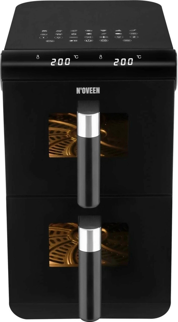 Pekač na vroč zrak N'OVEEN X-LINE AF5050, 11 L, 1700 W, 13 programov, črn