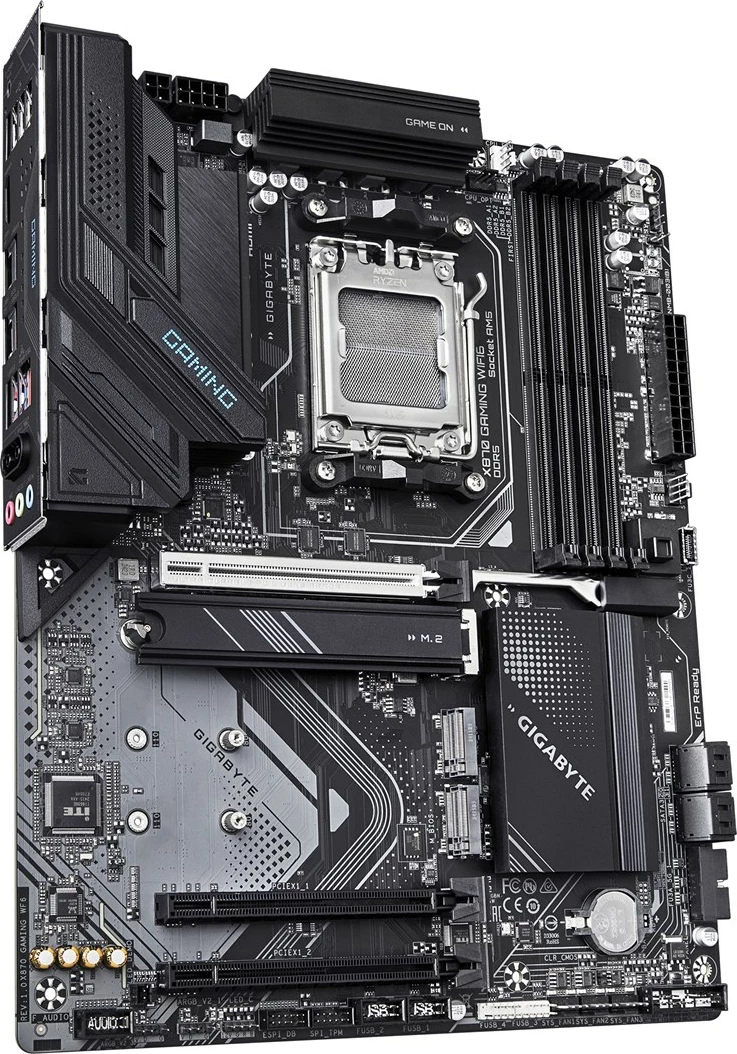 Matična plošča Gigabyte X870 GAMING WIFI6, Socket AM5, ATX, črna
