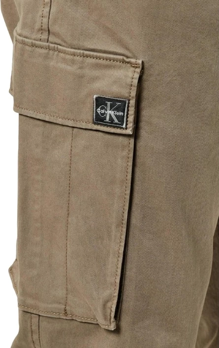 Hlače Calvin Klein Jeans, moški, bež