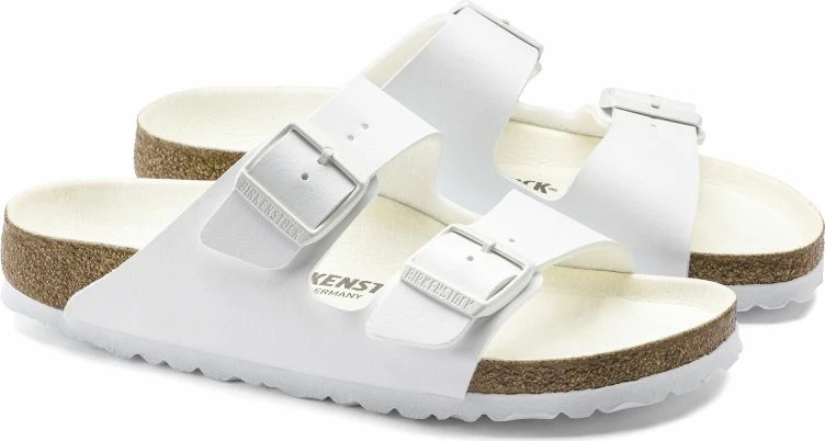 Natikači Birkenstock za ženske in moške, beli