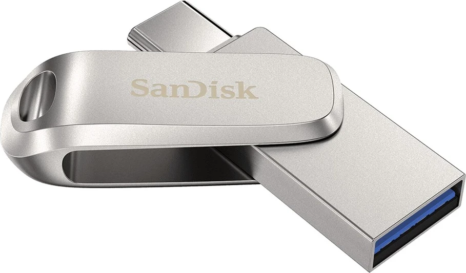USB ključek 512 GB, SanDisk Ultra Dual Drive Luxe, USB Type-A / USB Type-C 3.2 Gen 1 USB ključek 512 GB, SanDisk Ultra Dual Drive Luxe, USB Type-A / USB Type-C 3.2 Gen 1