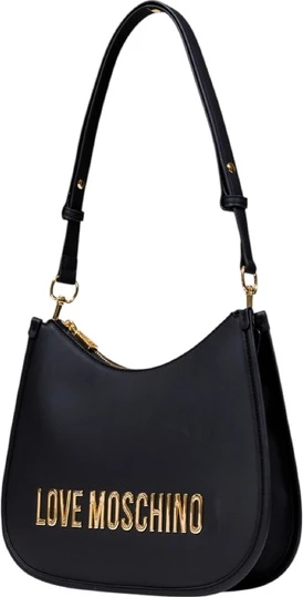 Torba Love Moschino, črna, ženska