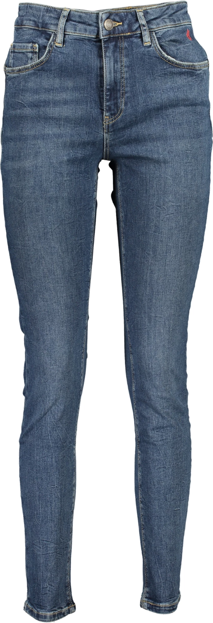 Slim fit kavbojke DESIGUAL za ženske, modre