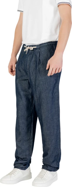 Hlače Replay za moške, modre