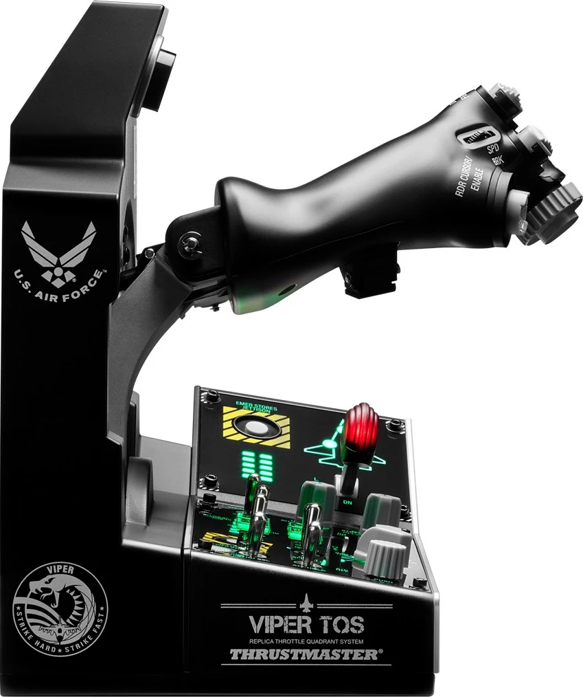 Profesionalni regulator plina Viper TQS Mission Pack, Thrustmaster, črn — za PC