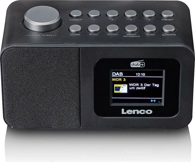 Radio DAB+ in FM Lenco CR-625BK, črn Radio DAB+ in FM Lenco CR-625BK, črn