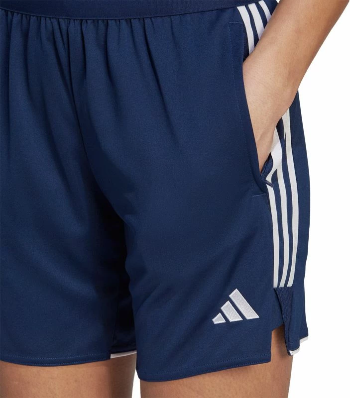 Trenirke kratke hlače za ženske adidas, temno modre