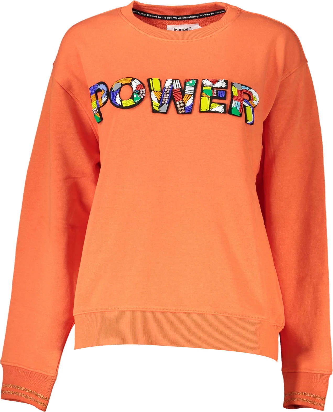 Pulover za ženske, oranžen, DESIGUAL