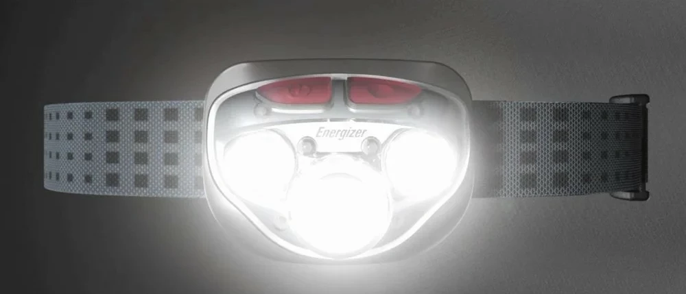 Svetilka za glavo 400 lm, Energizer Vision Focus HD+, 35 h, siva