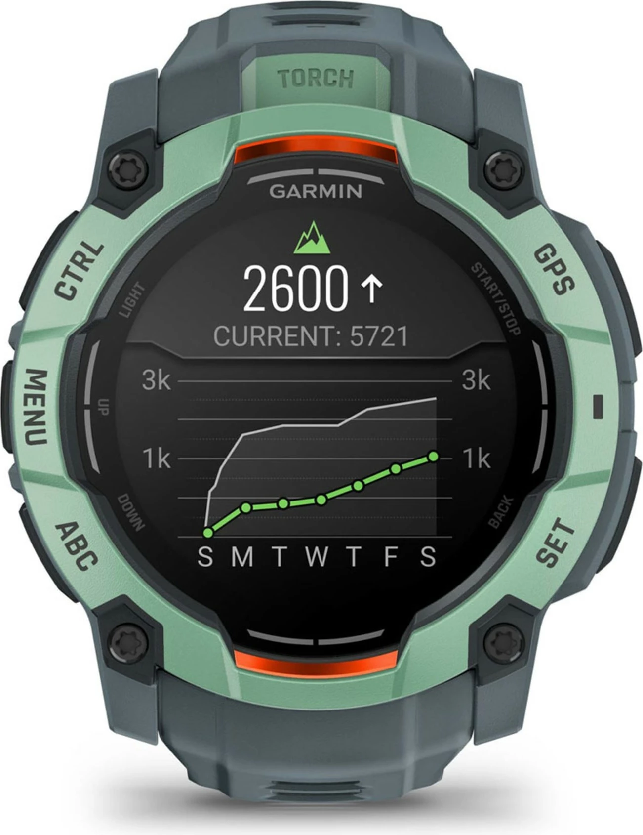 Pametna ura Garmin Instinct 3 AMOLED, 4 GB, GPS, siva