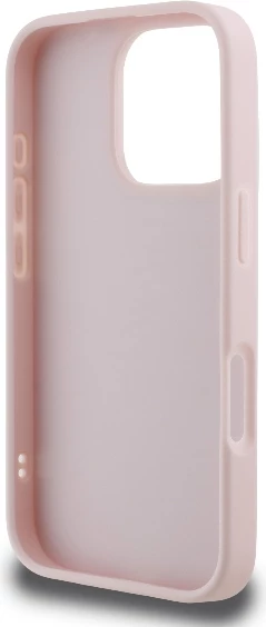 Quilted Signature ovitek Karl Lagerfeld za iPhone 16 Pro, rožnat