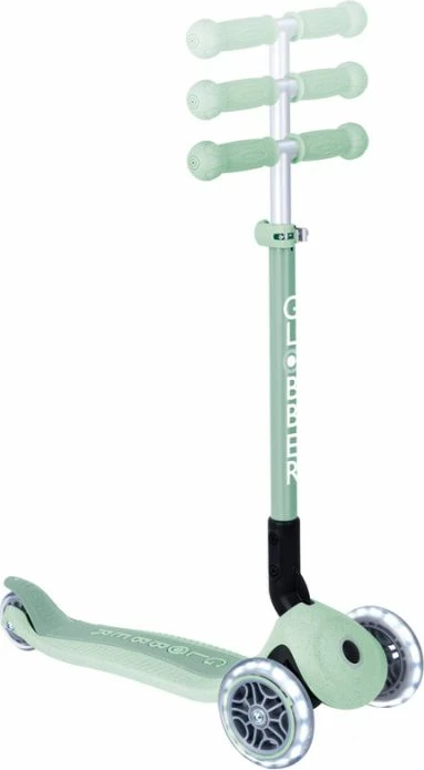 Otroški skiro PRIMO FOLDABLE LIGHTS ECOLOGIC, zelen