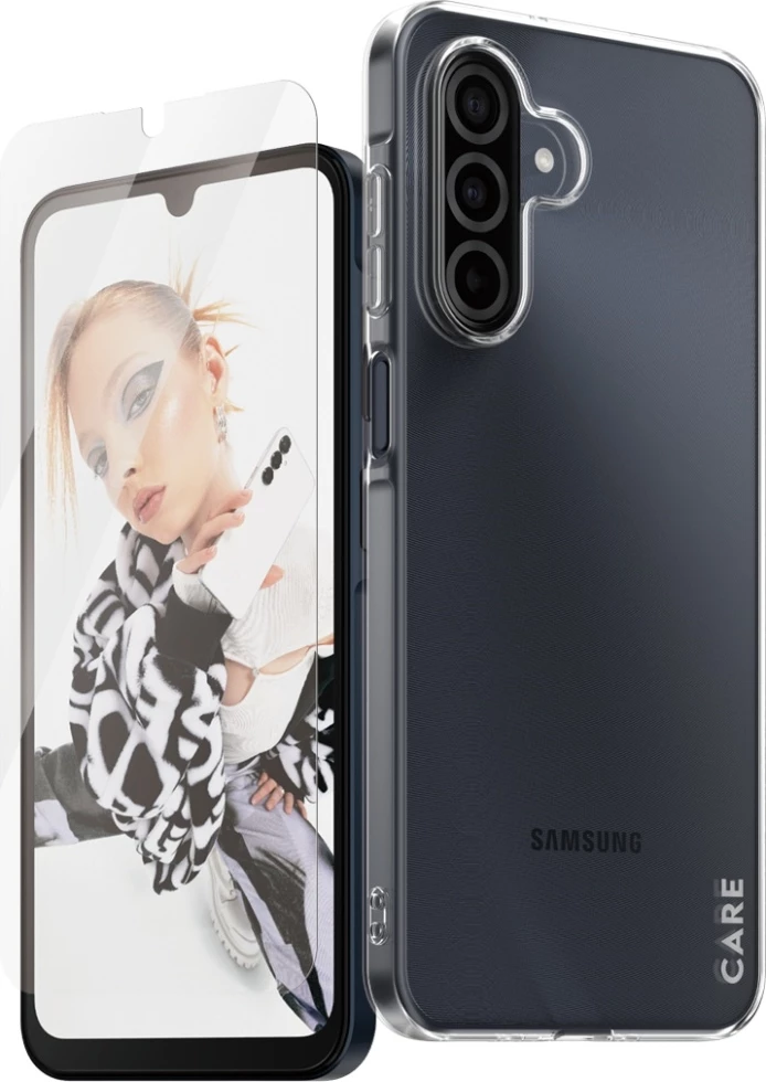 Transparenten zaščitni ovoj in steklo PanzerGlass CARE 2v1 za Samsung Galaxy A26 5G