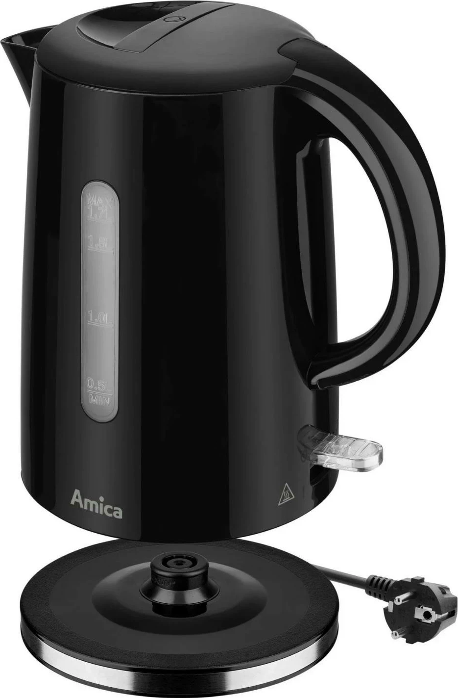 Električni čajnik 1,7 L 2200 W, črn - Amica Friend KF1002