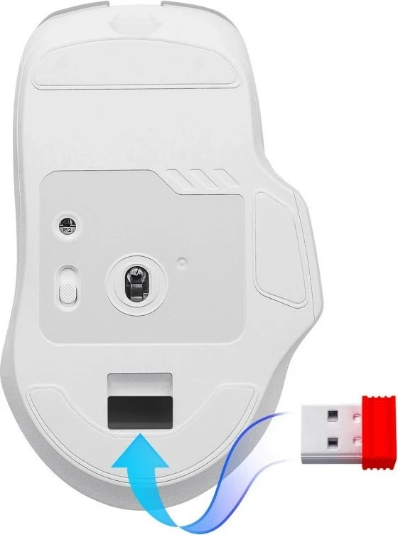 Ergonomska miška Defender GM-056 Astro Elite, 3200 DPI, bela