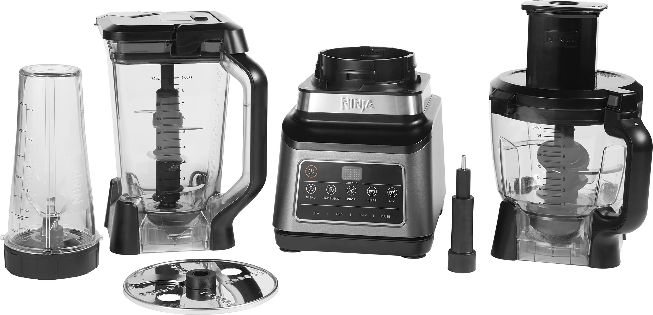 Močan blender, 2,1 L, 21000 RPM, 1200 W, črno-srebrn Ninja BN800