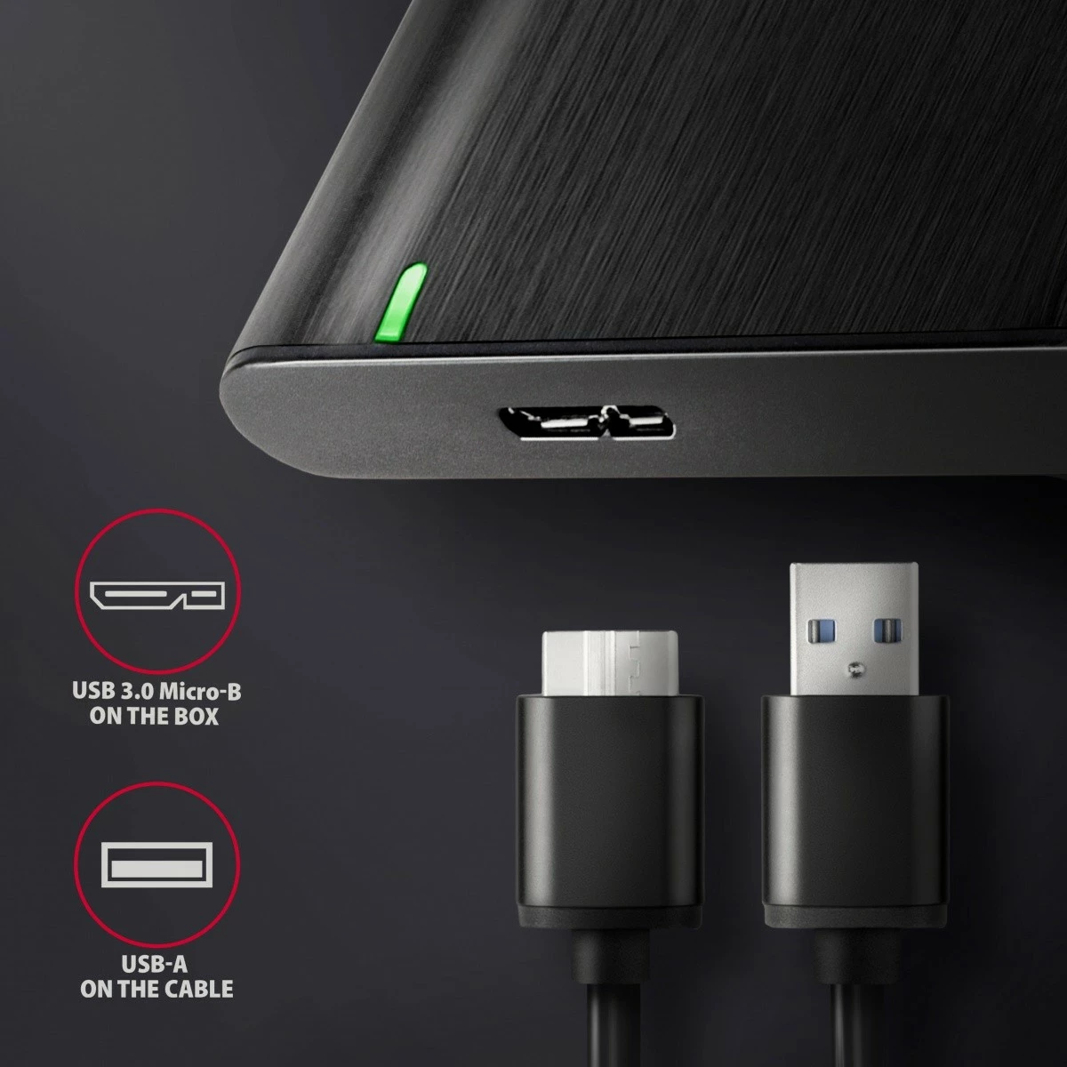 Računalniško ohišje za HDD/SSD 2,5", USB 3.2 Gen 1, aluminij, karbon, AXAGON EE25-A6M Računalniško ohišje za HDD/SSD 2,5", USB 3.2 Gen 1, aluminij, karbon, AXAGON EE25-A6M