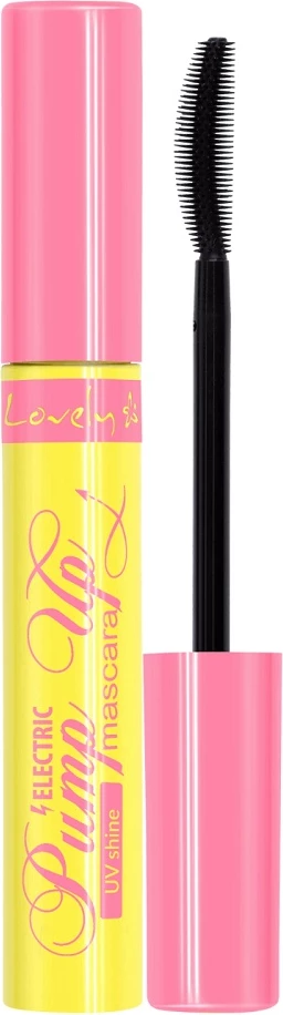 Maskara z UV sijajem Lovely Electric Pump Up, črna, 8 g