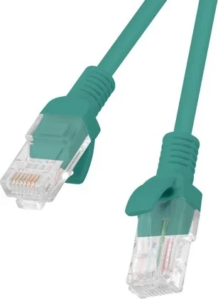 Patchcord U/UTP 5e, RJ45 - RJ45, 5 m, zeleno (Lanberg)