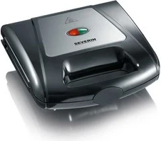 Aparat za vaflje, 1000 W, črn/krom, Severin SA2968, za 2 vaflja