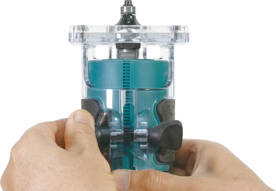 Baterijski rezkalnik Makita DRT52Z, 18V, moder/črn