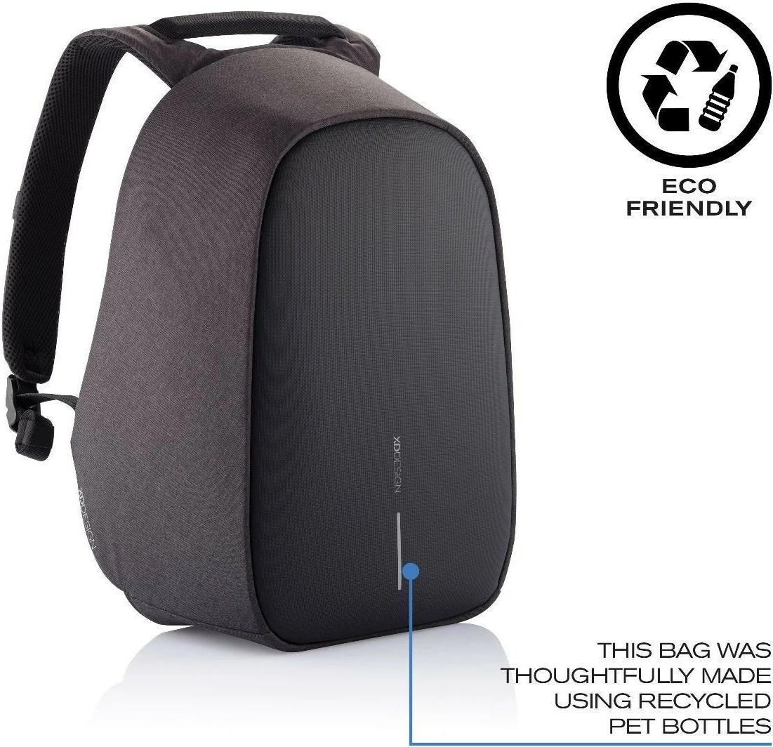 Protivlomni nahrbtnik XD DESIGN BOBBY HERO REGULAR, 16 L, črn