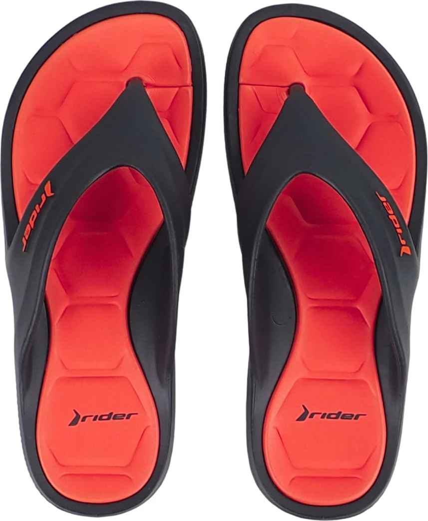 Natikače za moške Rider, črno-rdeče
