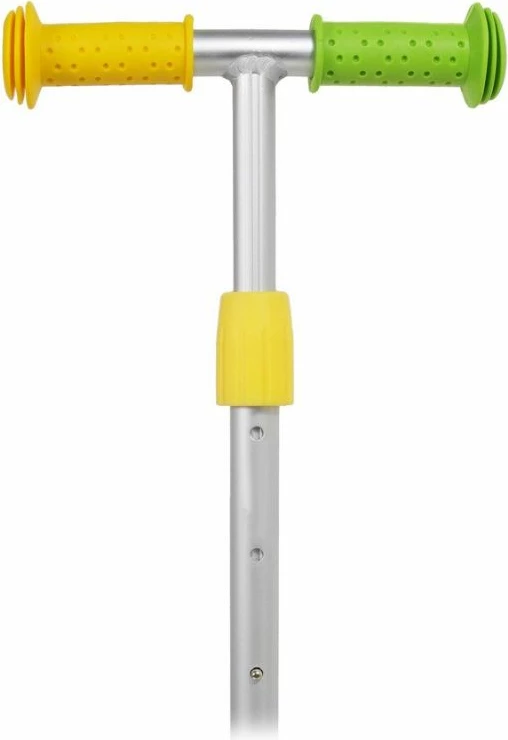 Trotinet z dvema sprednjima kolesoma SMJ, zelen/rumen