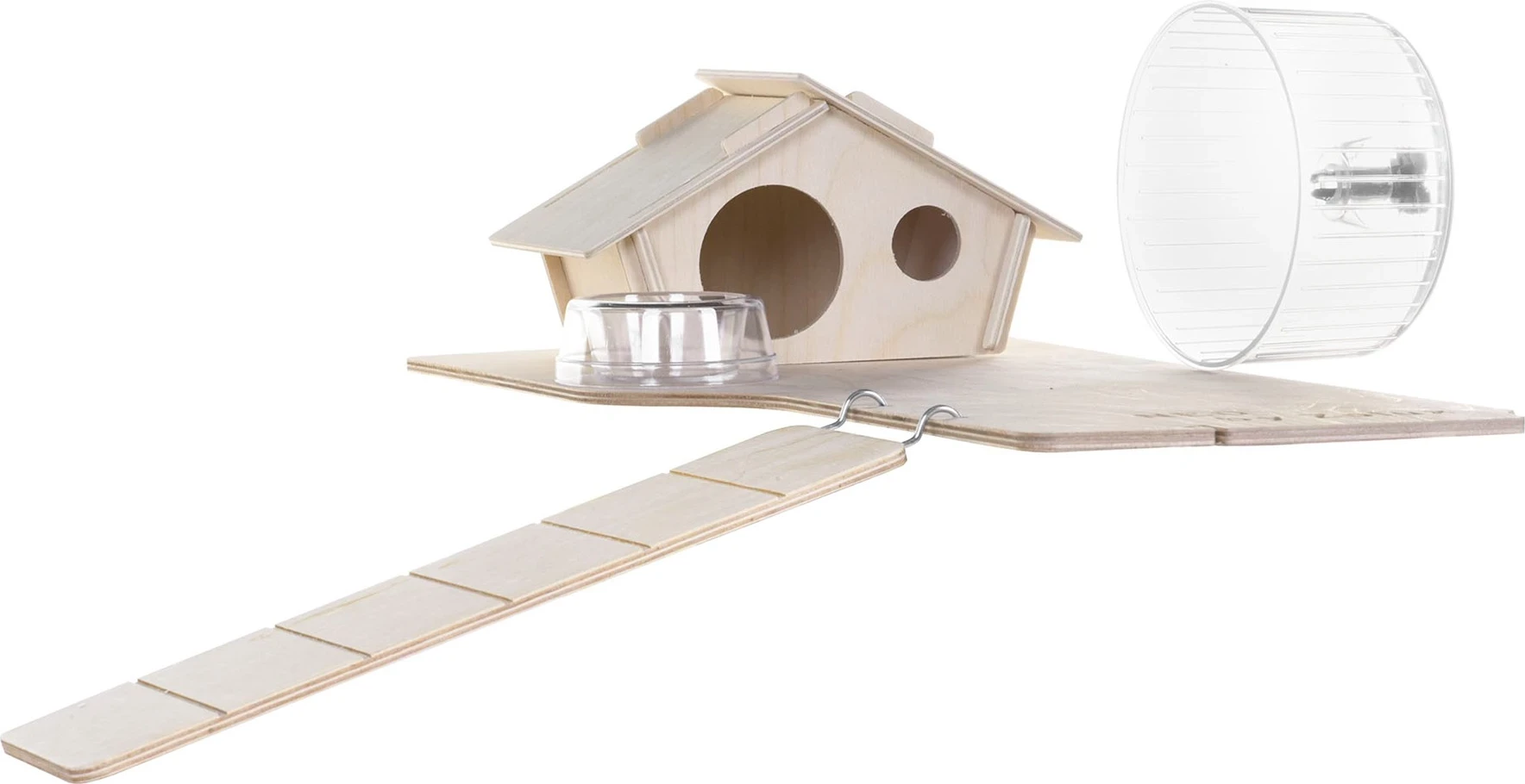 Kletka za majhne glodalce ZOLUX Neo Nigha, H36, črno/kremna