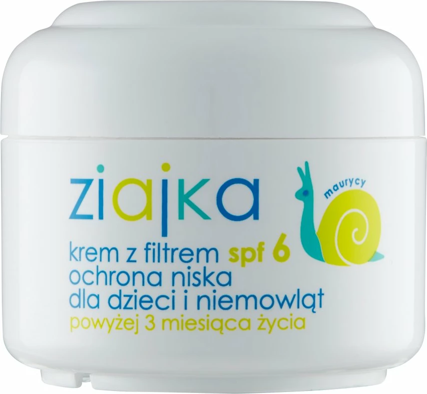 Krema za sončenje za otroke Ziaja Ziajka SPF6, 50 ml
