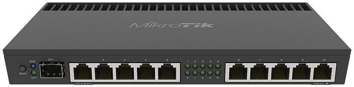 Usmerjevalnik MikroTik RB4011IGS+RM, Gigabit Ethernet, črn Usmerjevalnik MikroTik RB4011IGS+RM, Gigabit Ethernet, črn