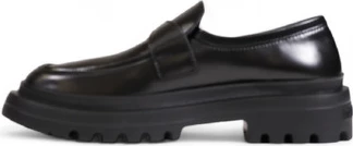 Mokasini Love Moschino, ženski, črni