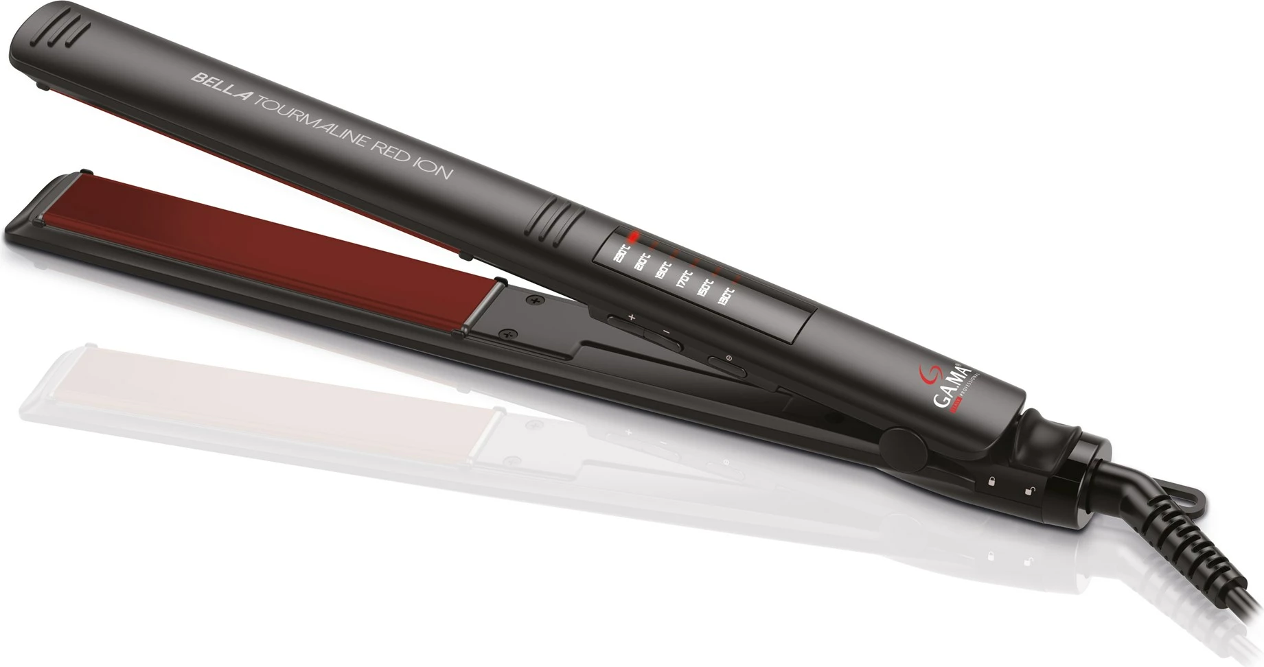 Dvigalka za lase Bella Tourmaline, 49 W, 2,5 m, črna - GA.MA