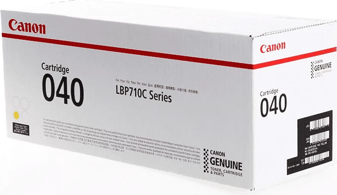 Toner kartuša 040 (0454C001), Canon, 5400 strani, standardna, rumena