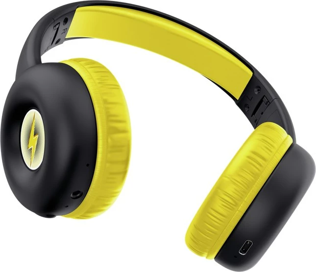 Žične in brezžične slušalke, Trust Nouna, Bluetooth in USB Type-C, za klice/muziko, črne/rumene