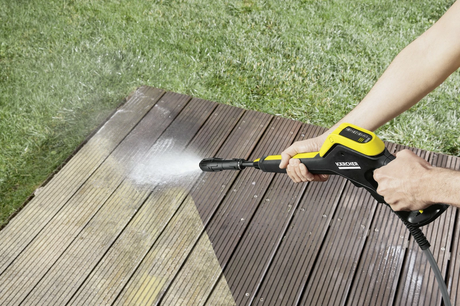 Visokotlačni čistilec K4 Power Control Flex Home, Karcher 1.324-303.0, rumeno/črn, komplet z dodatki