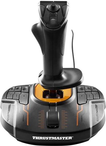 Ročica za igranje Thrustmaster T.16000M FCS 2960773, več gumbov, drsnik za plin, USB, za PC, črn