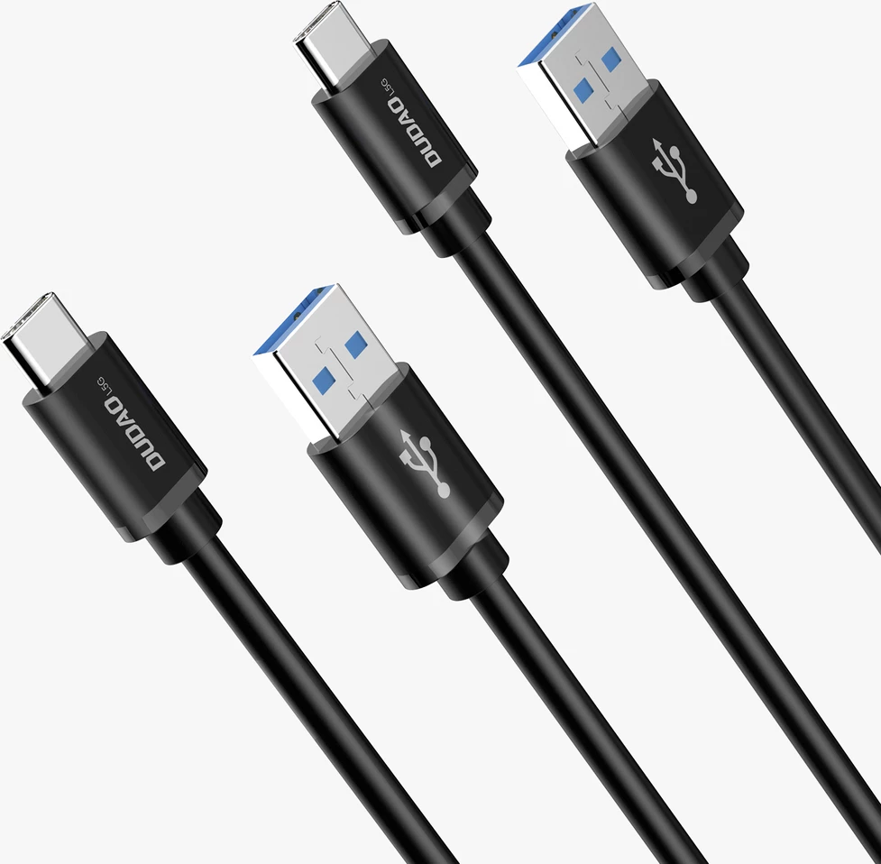 Kabel za super hitro polnjenje Dudao L5G, 1 m, USB-A v USB-C, črn