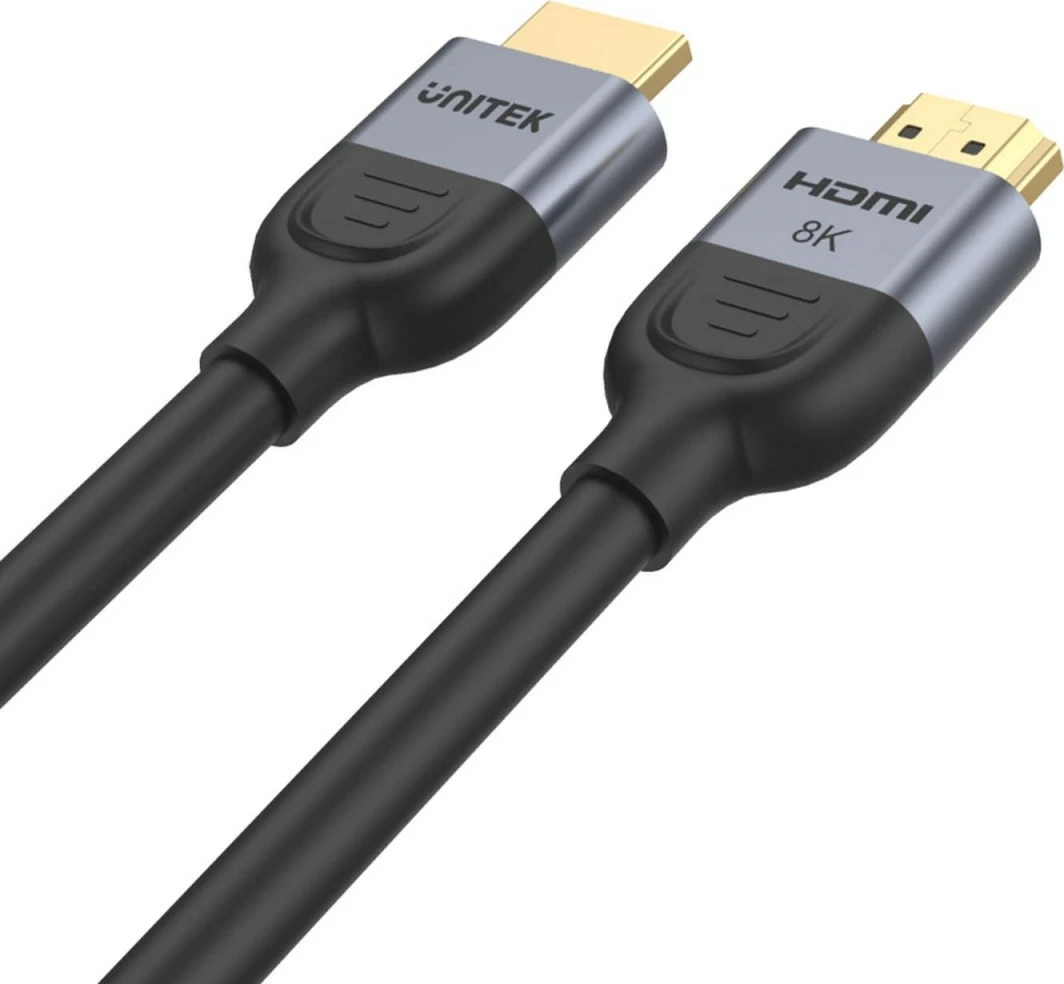 HDMI kabel 2.1, 8K 60Hz, 1 m, črn — Unitek C11086GY01-1M