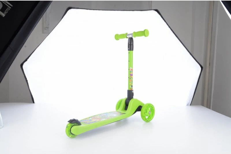 Trotinet za otroke, Tempish, zelen in rožnat