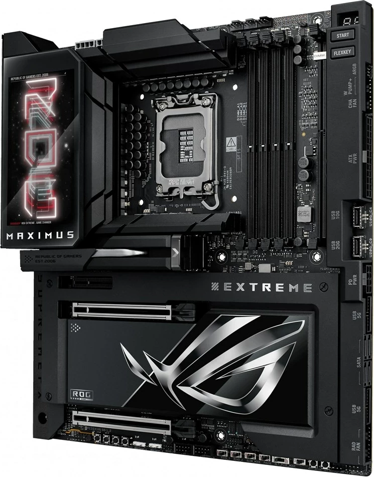 Matična plošča ASUS ROG MAXIMUS Z890 EXTREME, vtičnica LGA 1851, črna Matična plošča ASUS ROG MAXIMUS Z890 EXTREME, vtičnica LGA 1851, črna