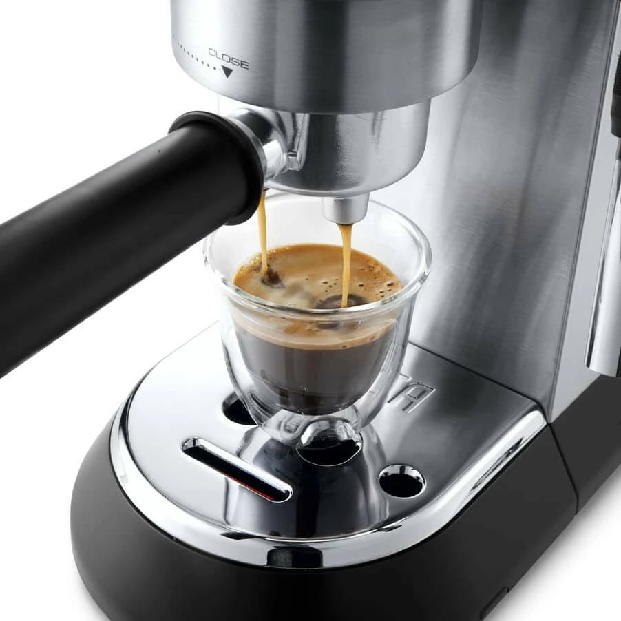 Aparat za espresso De’Longhi Dedica Style EC 685.M, 1,1 L, 1300 W, črn, metalik, srebrn