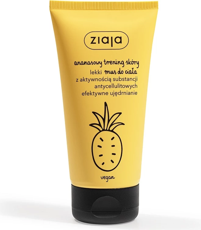 Lahka pena za telo Pineapple Skin Training, Ziaja, za ženske, 160 ml